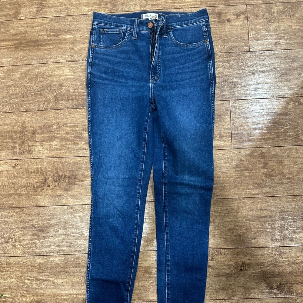 Madewell Women's Deep Blue Skinny Jeans